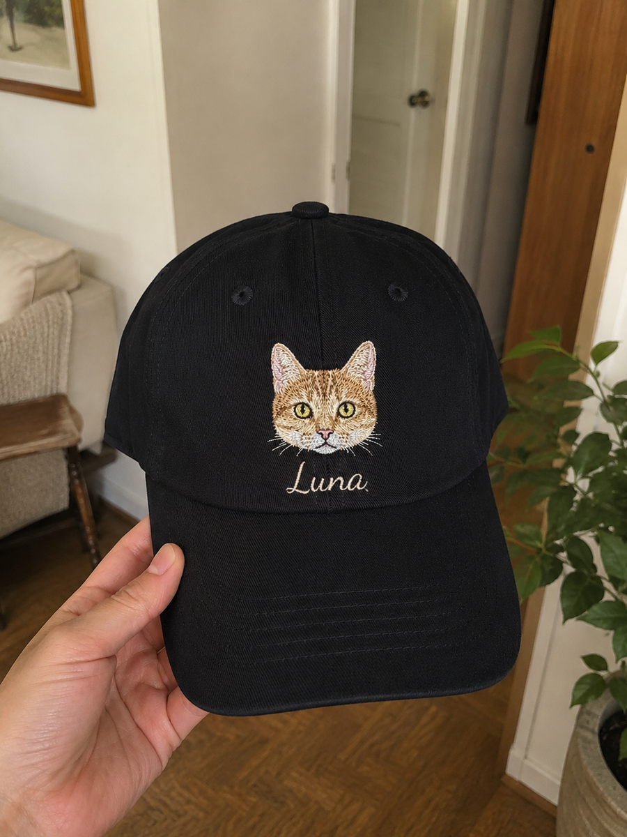 Jockey bordado personalizado con tu mascota 🧢