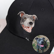 Jockey personalizado con el rostro y nombre de tu mascota